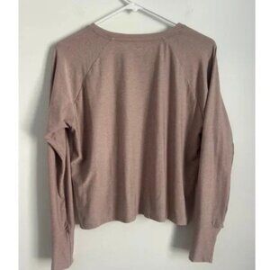 Beyond Yoga Featherweight Pullover in chai XS